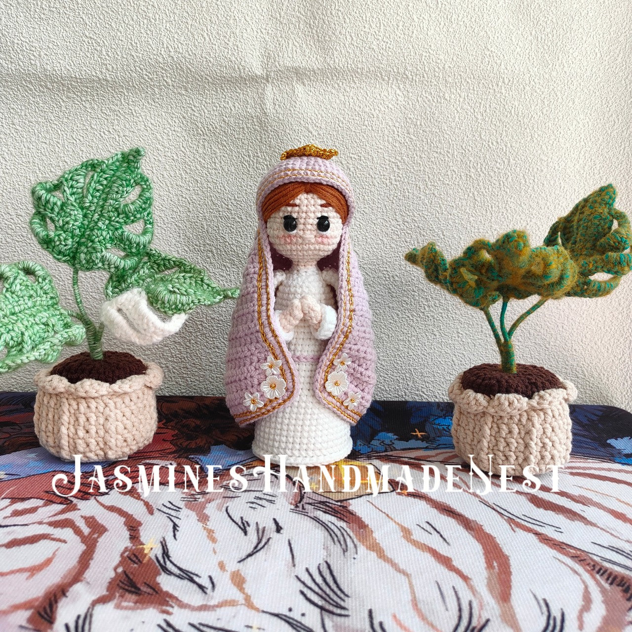Cute Nun Dolls – Handmade Crochet Plush Toys in Multiple Styles, Soft Amigurumi Characters, Whimsical Gifts or Shelf Decor for Kids & Collectors