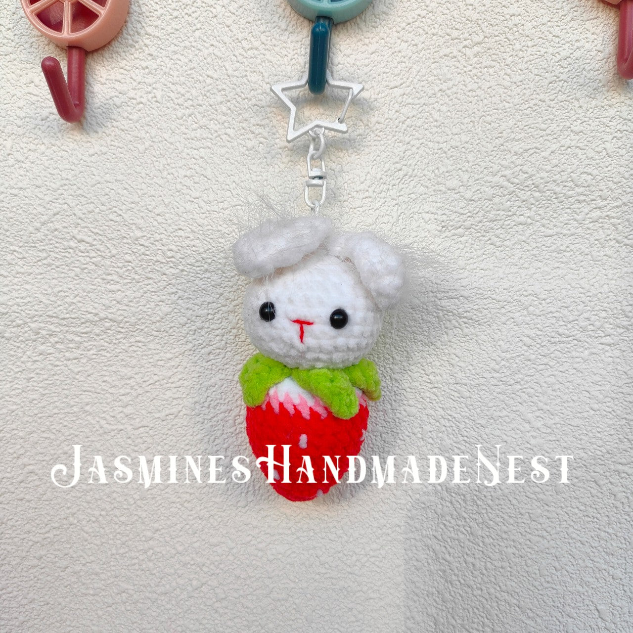 Handmade Crochet Strawberry Animal – Cute Amigurumi Plush, Mini Fruit Toy, Soft Collectible Gift for Kids & Adults
