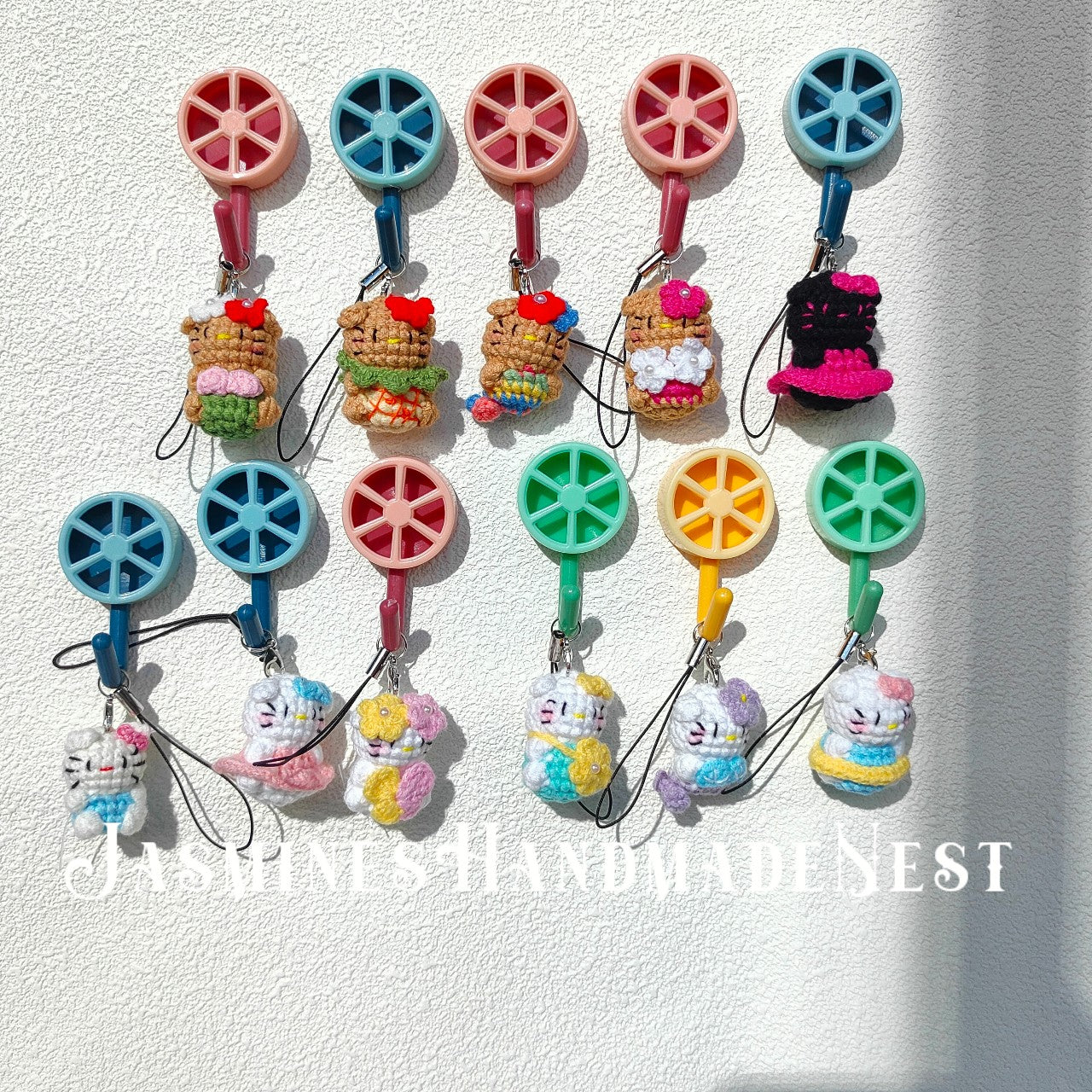 Handmade Crochet Mini Cute Cat – Amigurumi Tiny Cat Plush, Soft Collectible Toy for Kids & Adults, Perfect Gift Idea