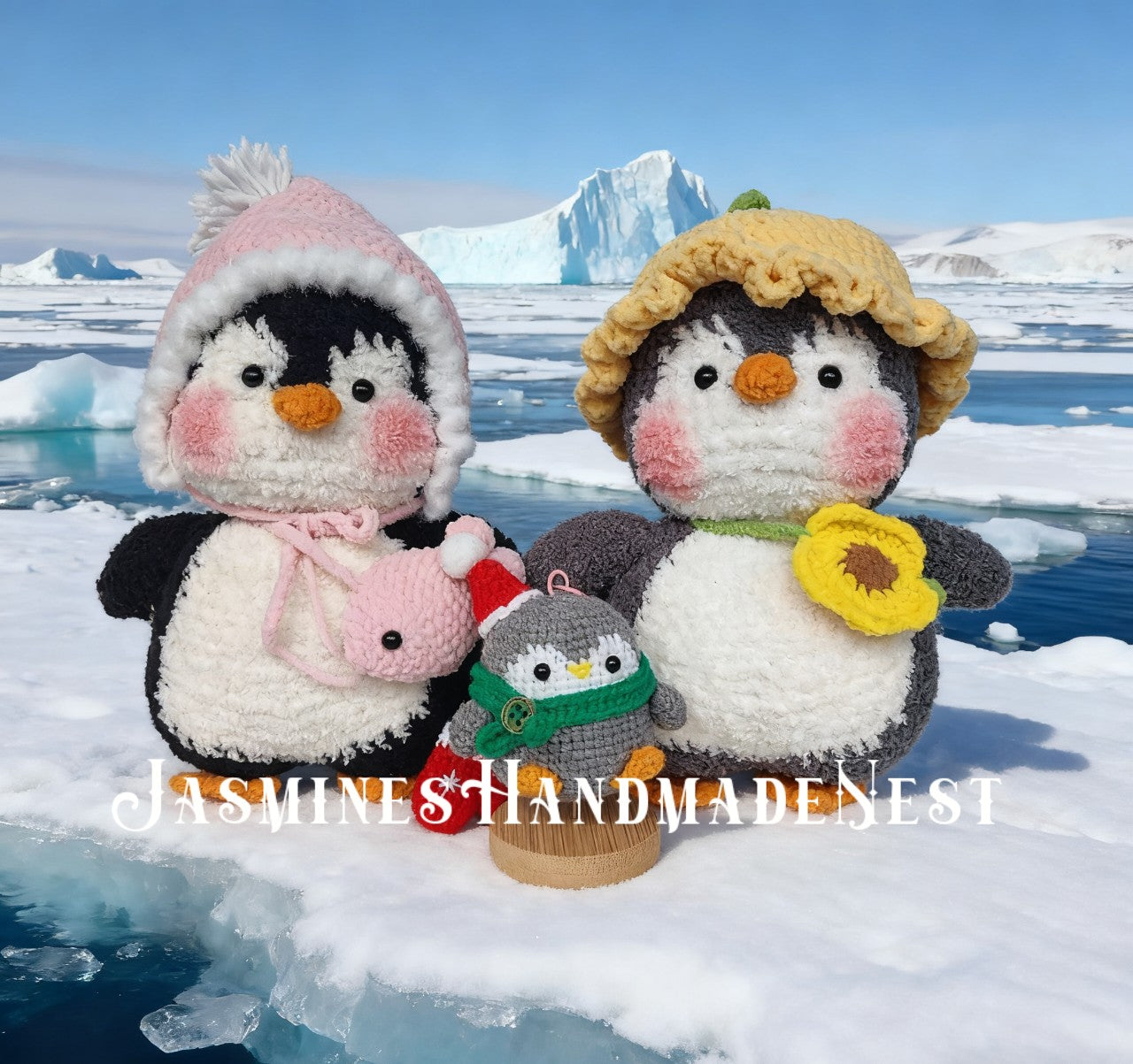 Crochet Penguin Plush – Handmade Amigurumi Stuffed Animal, Cute Baby Penguin Doll, Soft Plush Toy, Nursery Decor, Gift for Kids and Animal Lovers