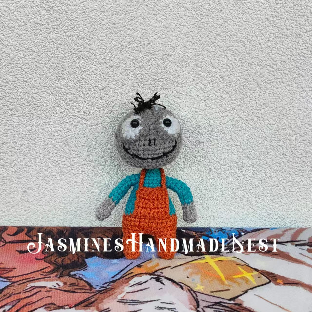 Halloween Crocheted Doll Collection! Handmade pumpkins, ghosts, etc., in soft yarn for festive vibe. Unique styles, multi-size pendants/ornaments. Adds handcrafted warmth—great Halloween limited pick for gifting or keeping.