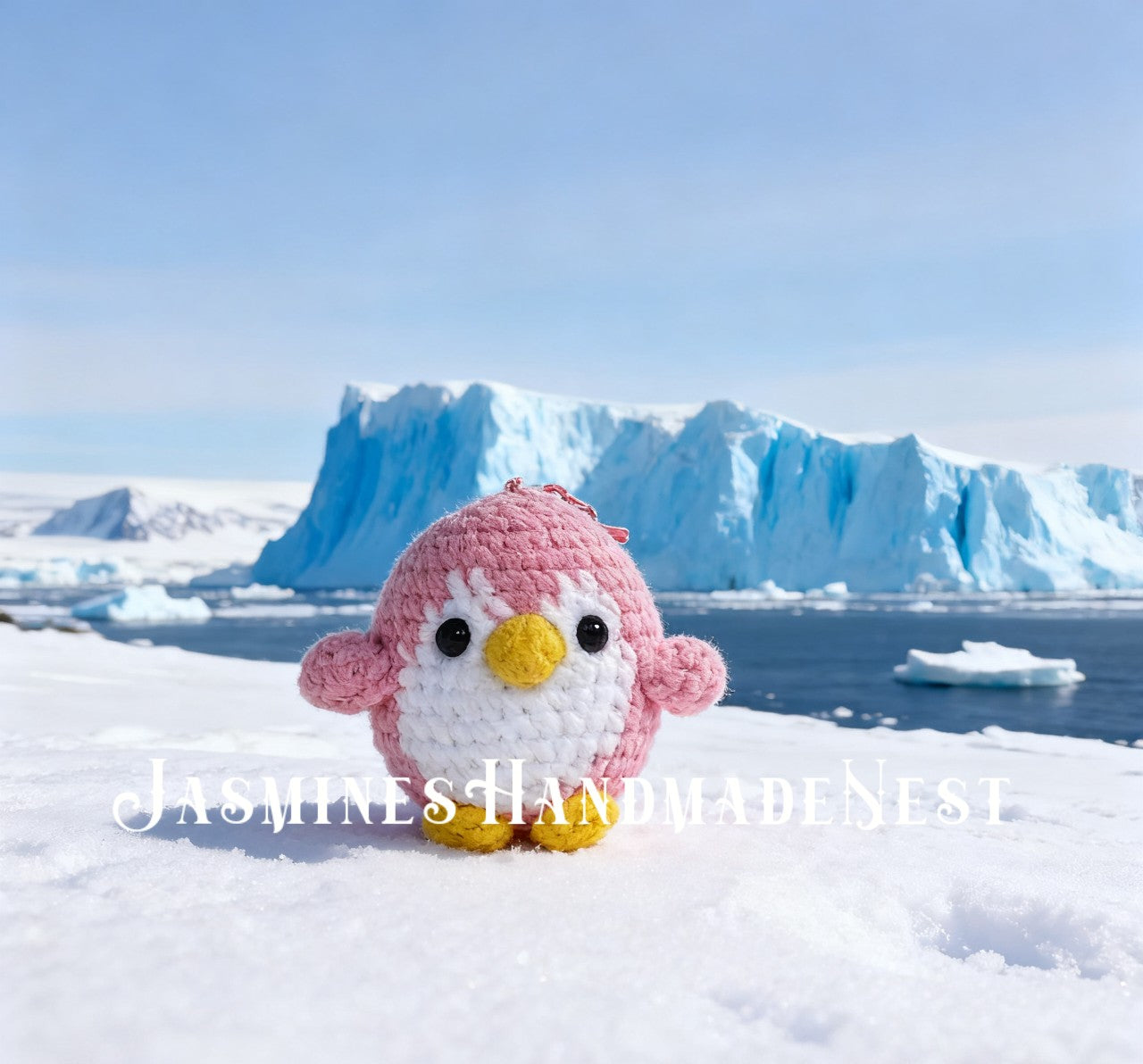 Crochet Penguin Plush – Handmade Amigurumi Stuffed Animal, Cute Baby Penguin Doll, Soft Plush Toy, Nursery Decor, Gift for Kids and Animal Lovers