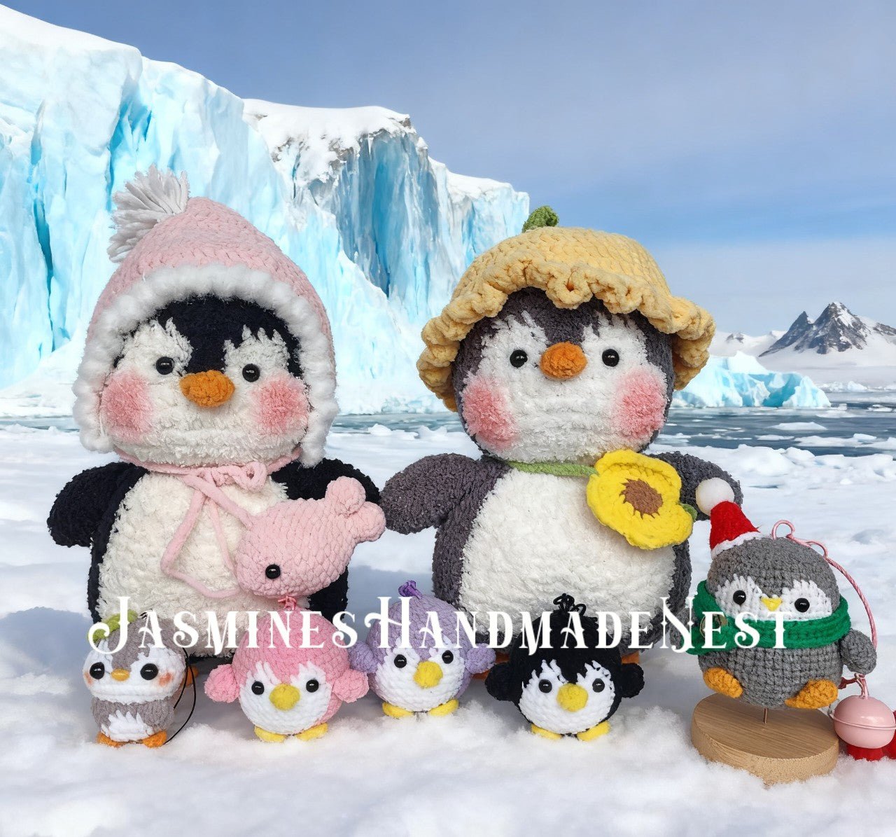Crochet Penguin Plush – Handmade Amigurumi Stuffed Animal, Cute Baby Penguin Doll, Soft Plush Toy, Nursery Decor, Gift for Kids and Animal Lovers