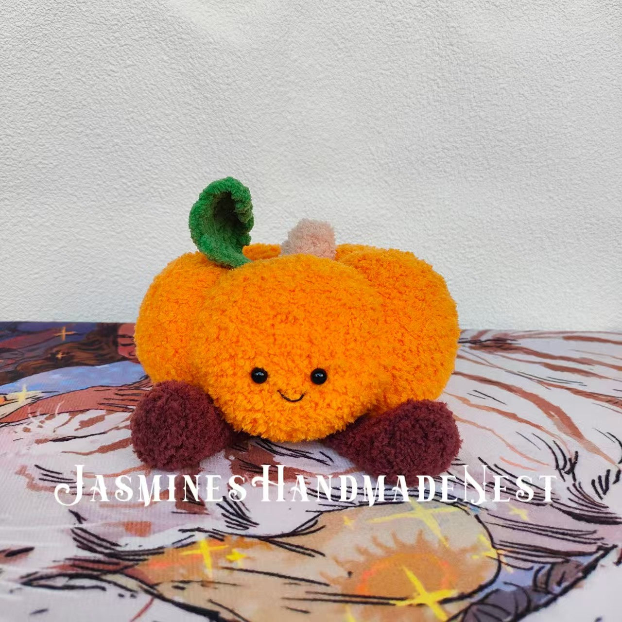 Halloween Crocheted Doll Collection! Handmade pumpkins, ghosts, etc., in soft yarn for festive vibe. Unique styles, multi-size pendants/ornaments. Adds handcrafted warmth—great Halloween limited pick for gifting or keeping.
