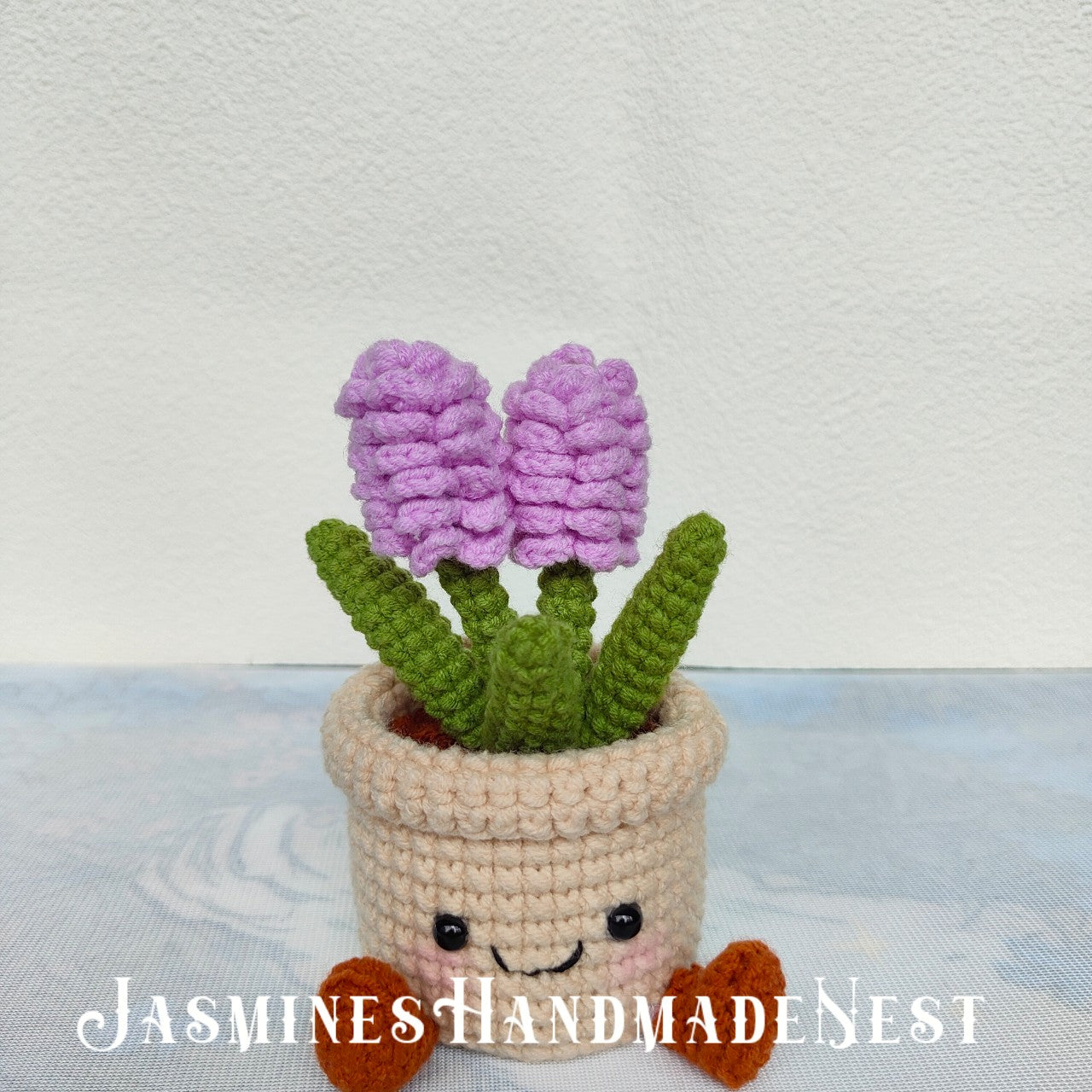 Handmade Crochet Potted Flower – Soft Amigurumi Plant Decor for Home or Office, Cute Tabletop Yarn Flower, Unique Gift for Plant Lovers, Eco-Friendly Fiber Art