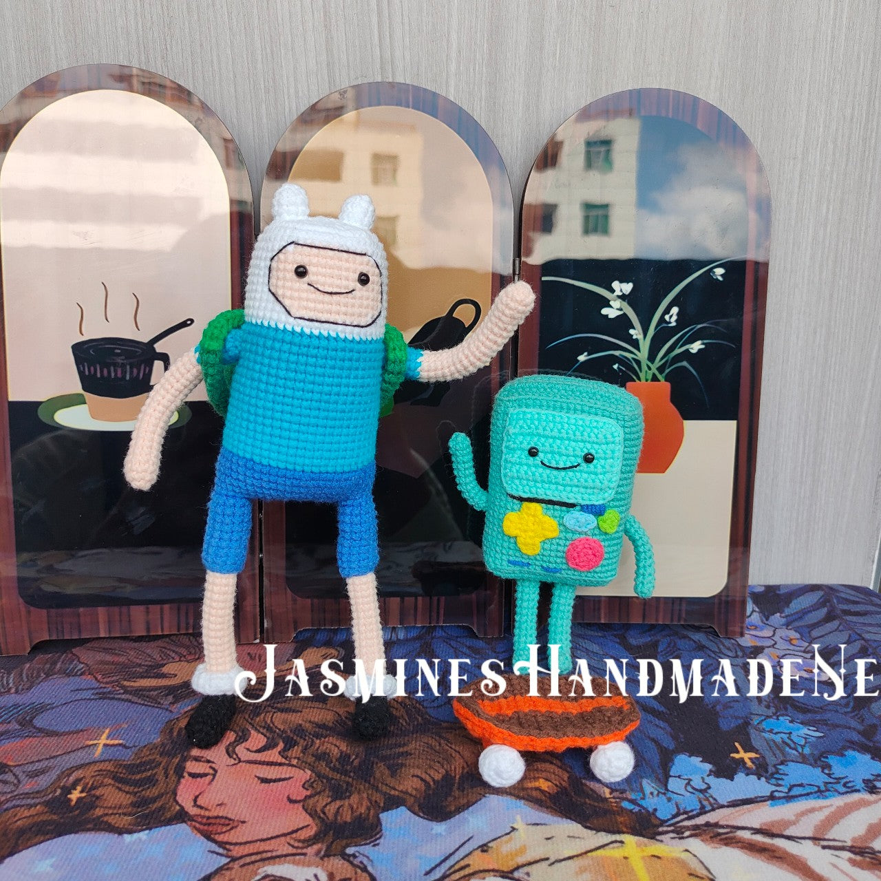 For Fantasy Lovers! Hand - crocheted Plush Toys, Inspired by the Unforgettable Animated Duos. With soft materials, exquisite craftsmanship, they’re not just decor but heartwarming companions for leisure, bringing pure joy to your life.