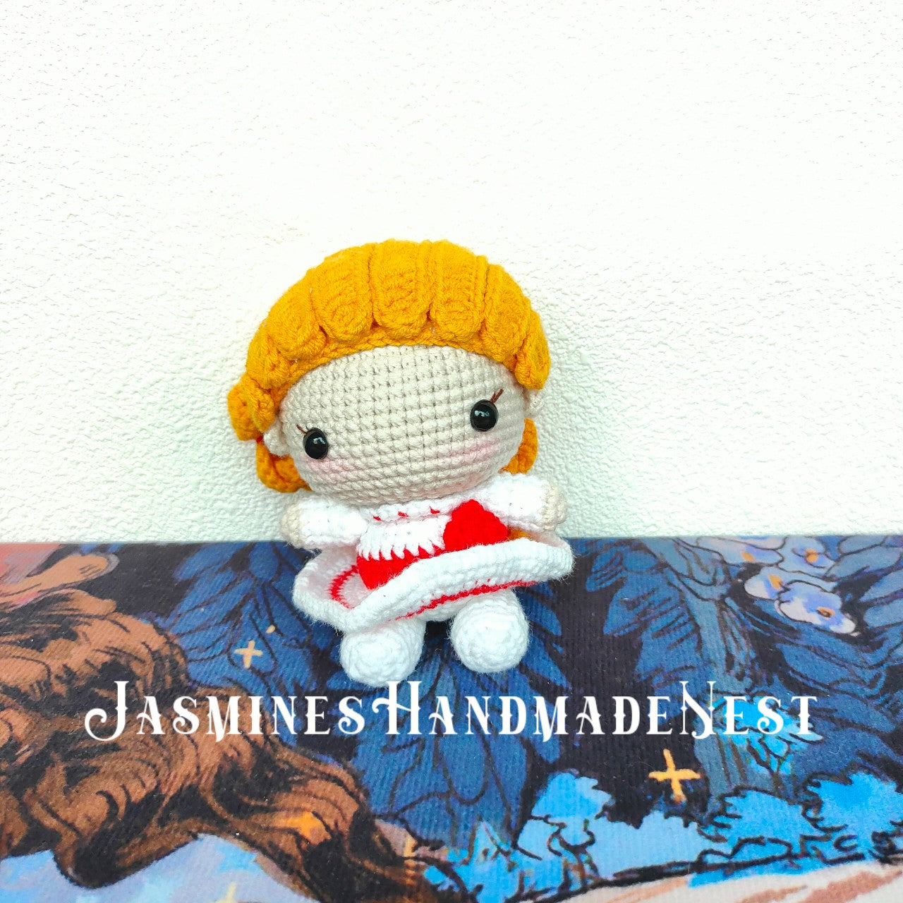 Halloween Crocheted Doll Collection! Handmade pumpkins, ghosts, etc., in soft yarn for festive vibe. Unique styles, multi-size pendants/ornaments. Adds handcrafted warmth—great Halloween limited pick for gifting or keeping.