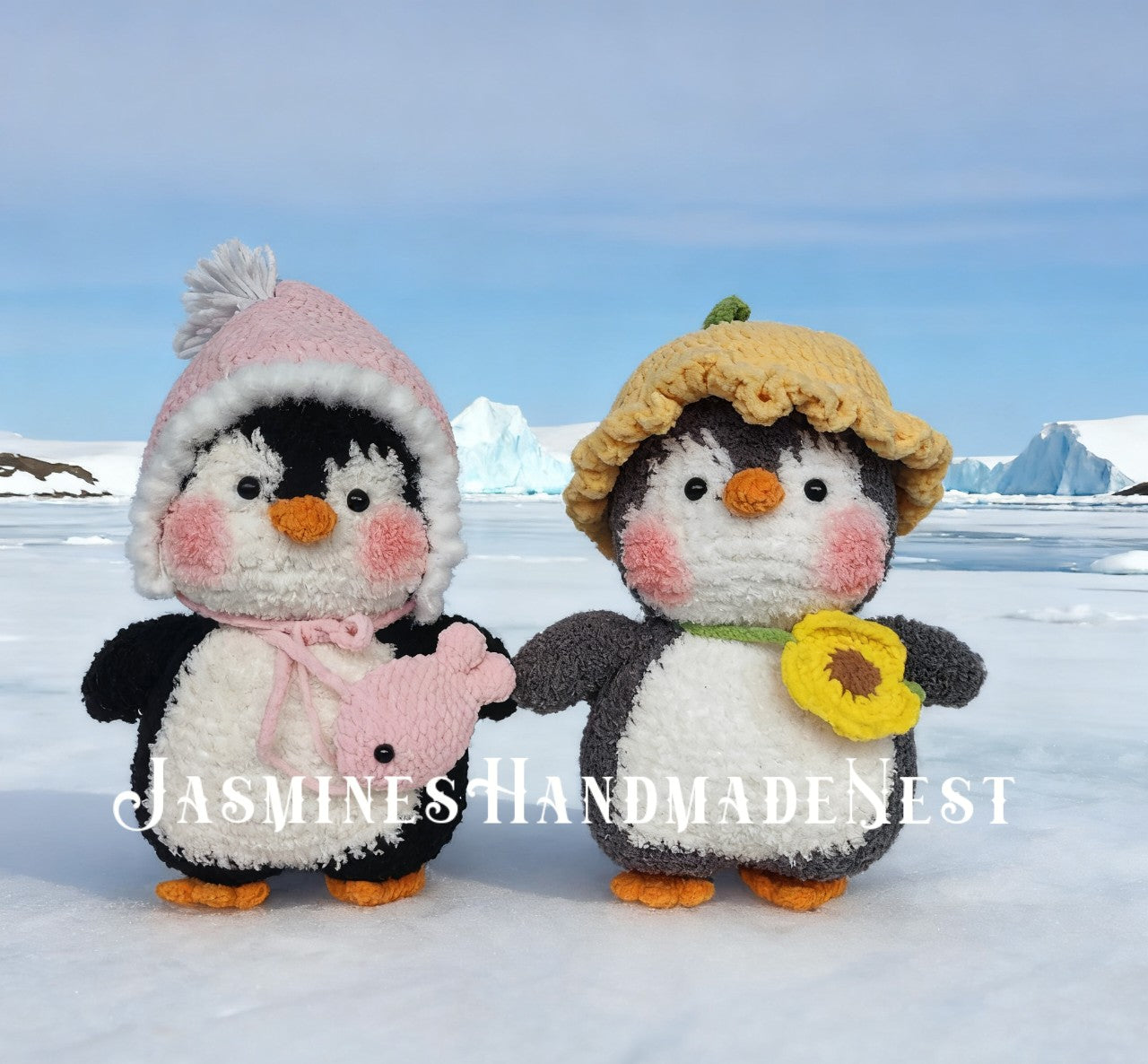 Crochet Penguin Plush – Handmade Amigurumi Stuffed Animal, Cute Baby Penguin Doll, Soft Plush Toy, Nursery Decor, Gift for Kids and Animal Lovers