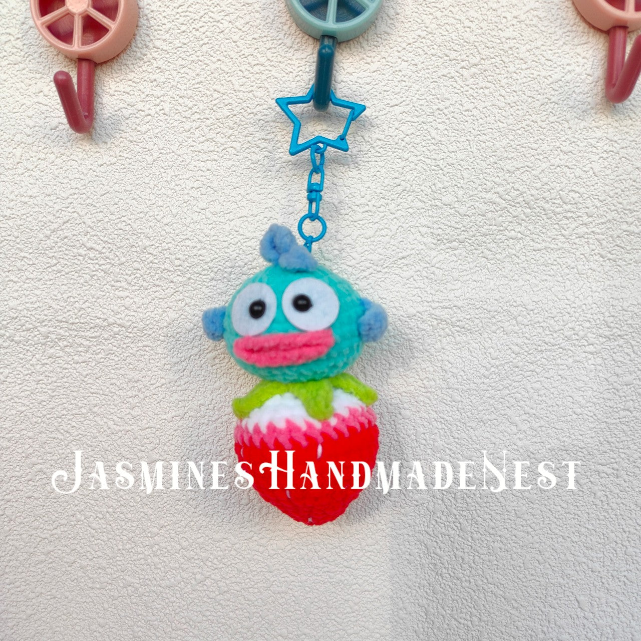 Handmade Crochet Strawberry Animal – Cute Amigurumi Plush, Mini Fruit Toy, Soft Collectible Gift for Kids & Adults