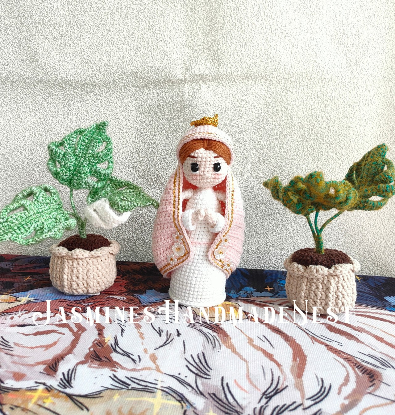 Cute Nun Dolls – Handmade Crochet Plush Toys in Multiple Styles, Soft Amigurumi Characters, Whimsical Gifts or Shelf Decor for Kids & Collectors