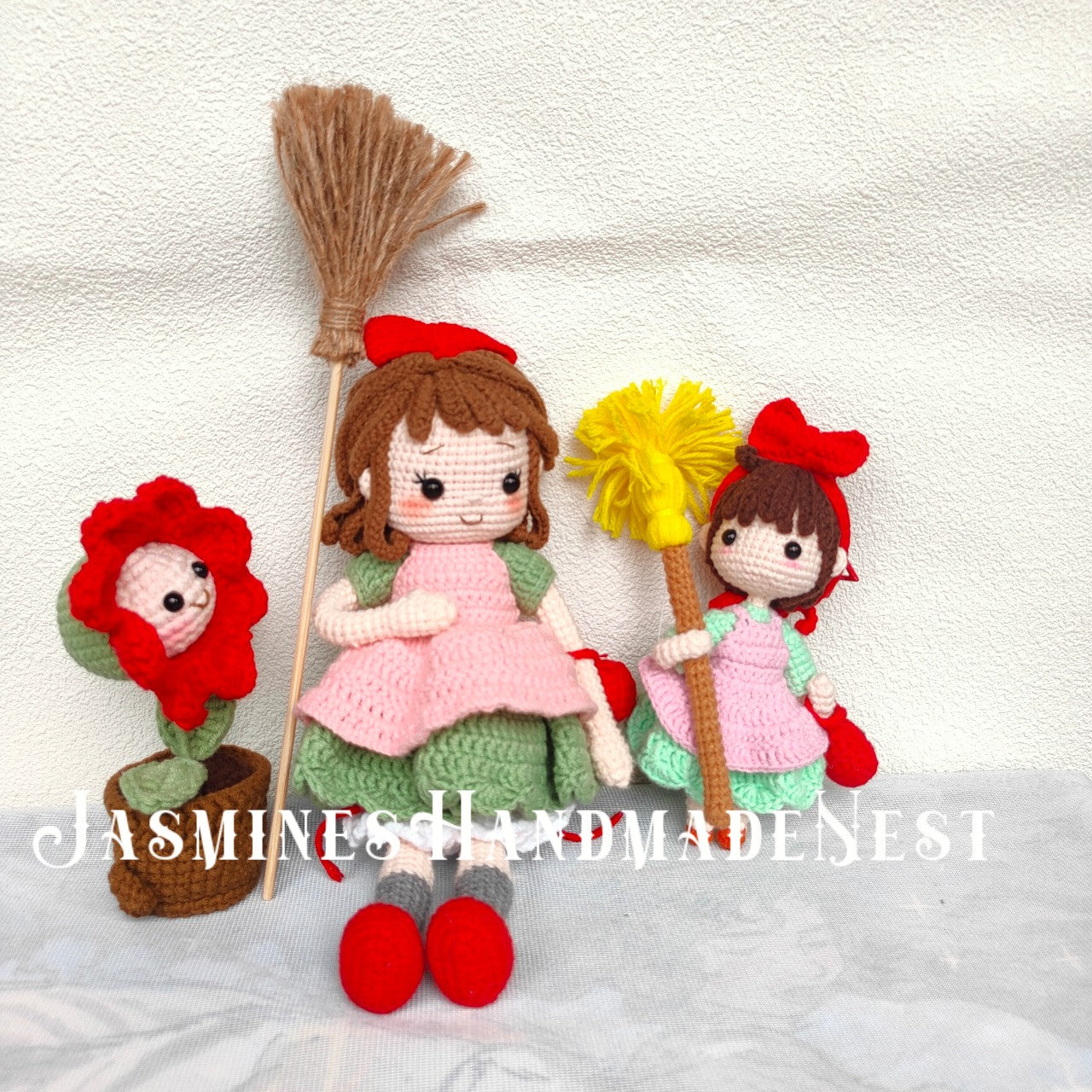 Handmade Cute Crochet Doll – Adorable Amigurumi Plush with Multiple Playful Styles – Soft Gift for Kids, Nursery Decor, or Collectors