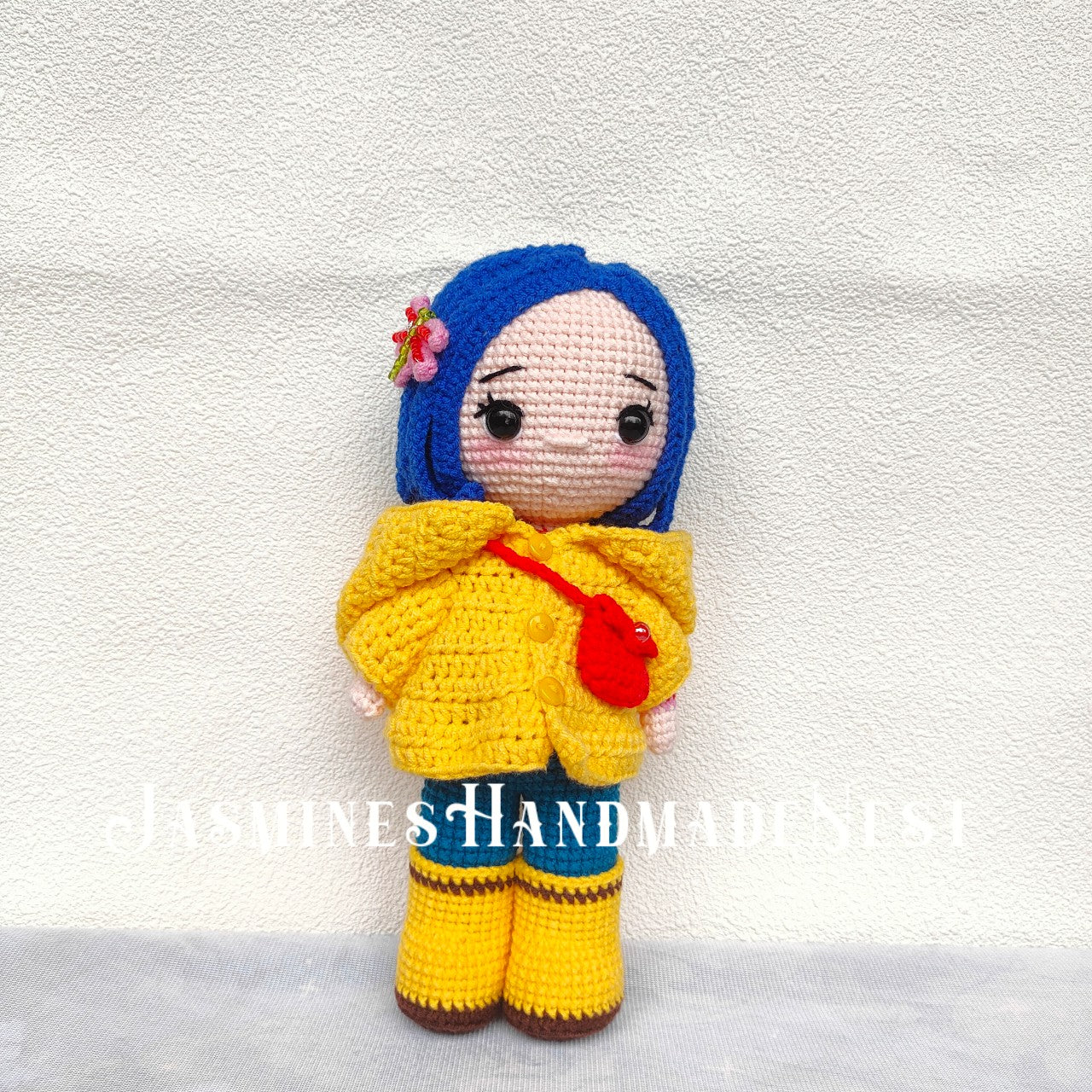 Unique Handmade Creepy Cute Crochet Doll Series – Gothic Style Plush Toys, Perfect Collectibles and Must-Have Halloween Room Decor!