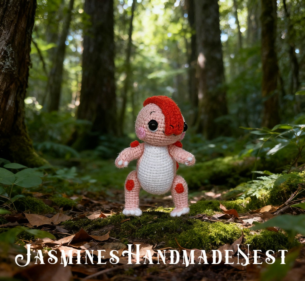 Handmade Crochet Dinosaur Plush – Cute T-Rex, Triceratops, Longneck & Pterodactyl Amigurumi – Soft Snuggler Stuffed Toy Gift for Kids or Nursery Decor