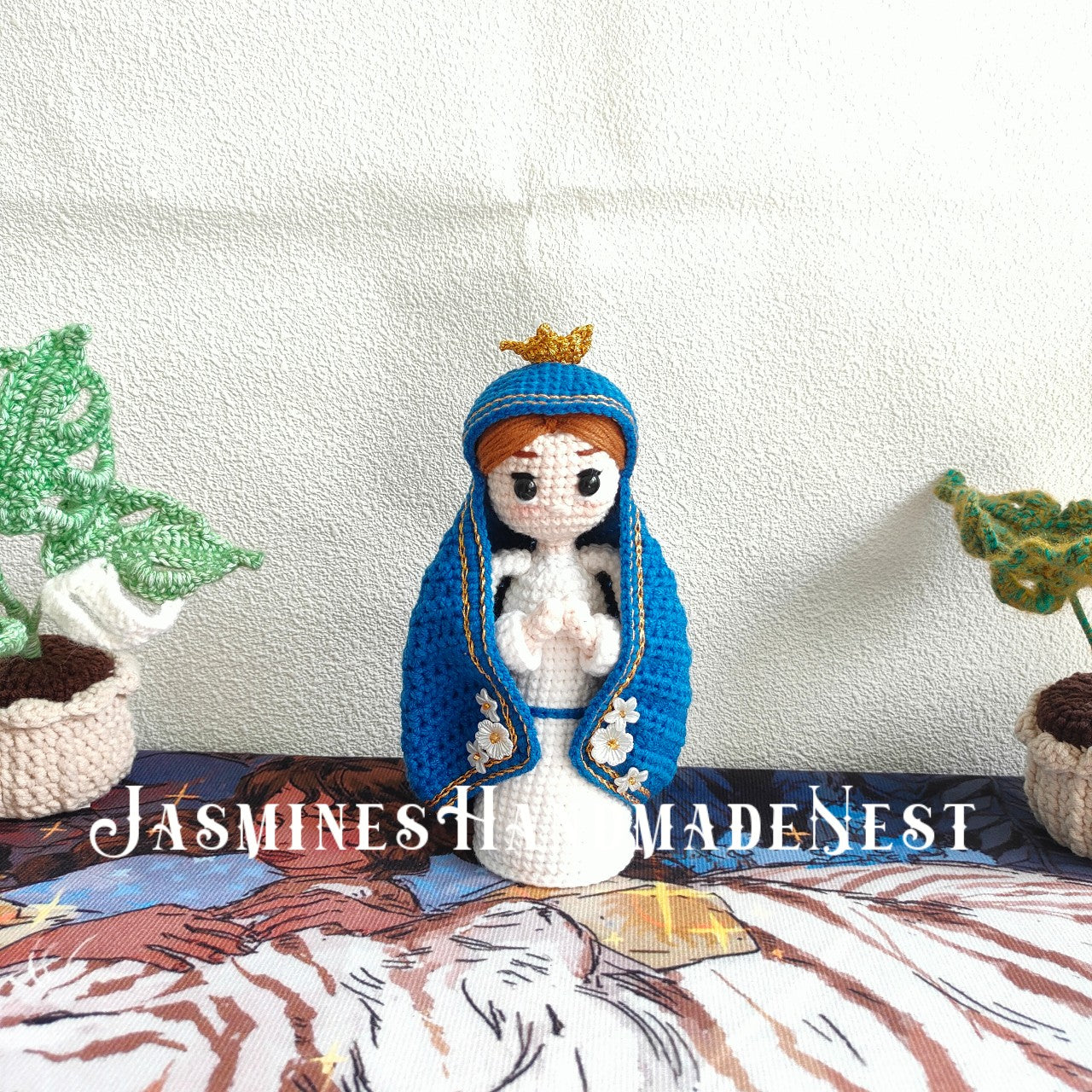 Cute Nun Dolls – Handmade Crochet Plush Toys in Multiple Styles, Soft Amigurumi Characters, Whimsical Gifts or Shelf Decor for Kids & Collectors