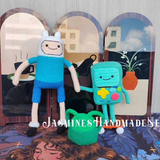 For Fantasy Lovers! Hand - crocheted Plush Toys, Inspired by the Unforgettable Animated Duos. With soft materials, exquisite craftsmanship, they’re not just decor but heartwarming companions for leisure, bringing pure joy to your life.