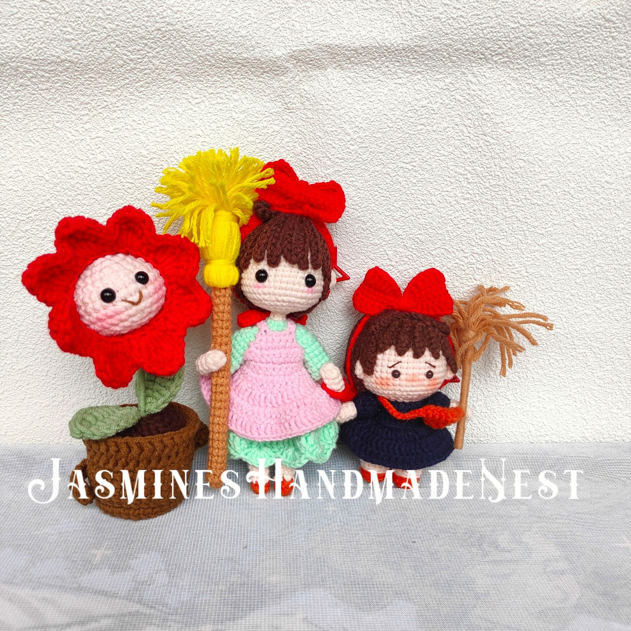 Handmade Cute Crochet Doll – Adorable Amigurumi Plush with Multiple Playful Styles – Soft Gift for Kids, Nursery Decor, or Collectors