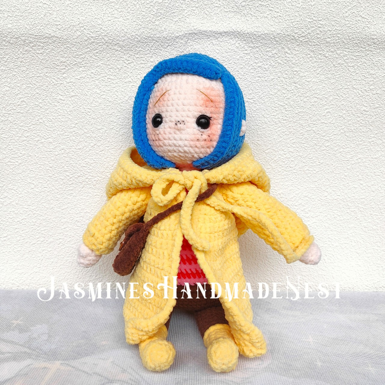 Unique Handmade Creepy Cute Crochet Doll Series – Gothic Style Plush Toys, Perfect Collectibles and Must-Have Halloween Room Decor!