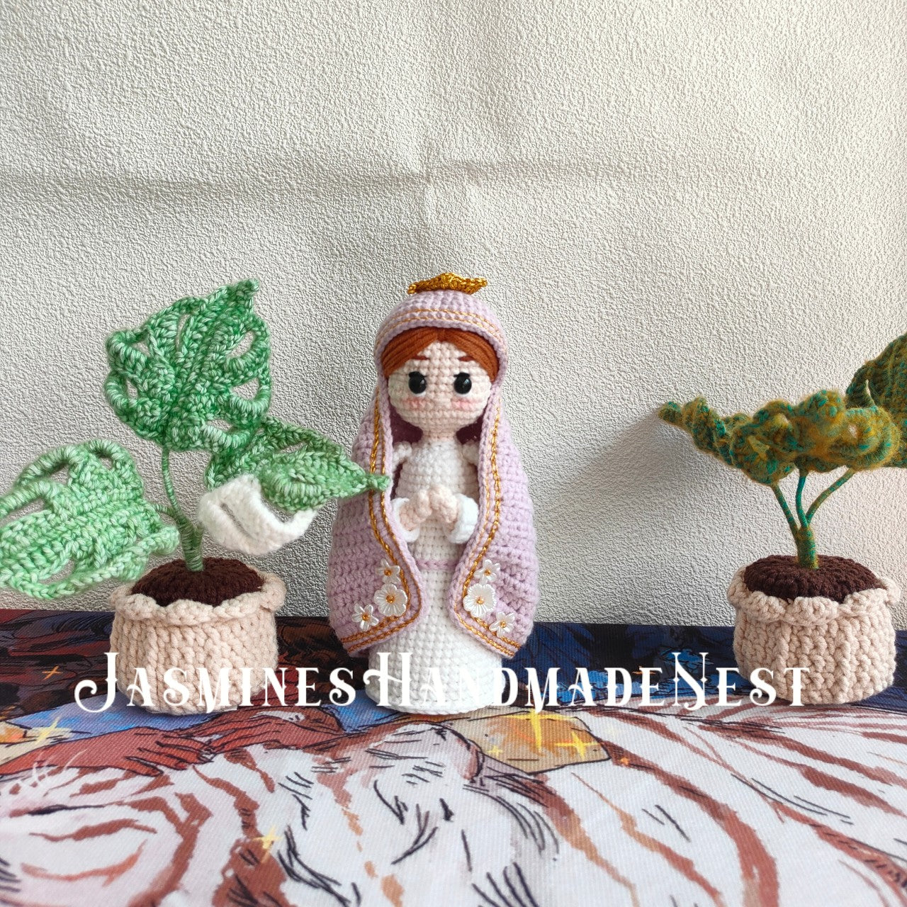Cute Nun Dolls – Handmade Crochet Plush Toys in Multiple Styles, Soft Amigurumi Characters, Whimsical Gifts or Shelf Decor for Kids & Collectors