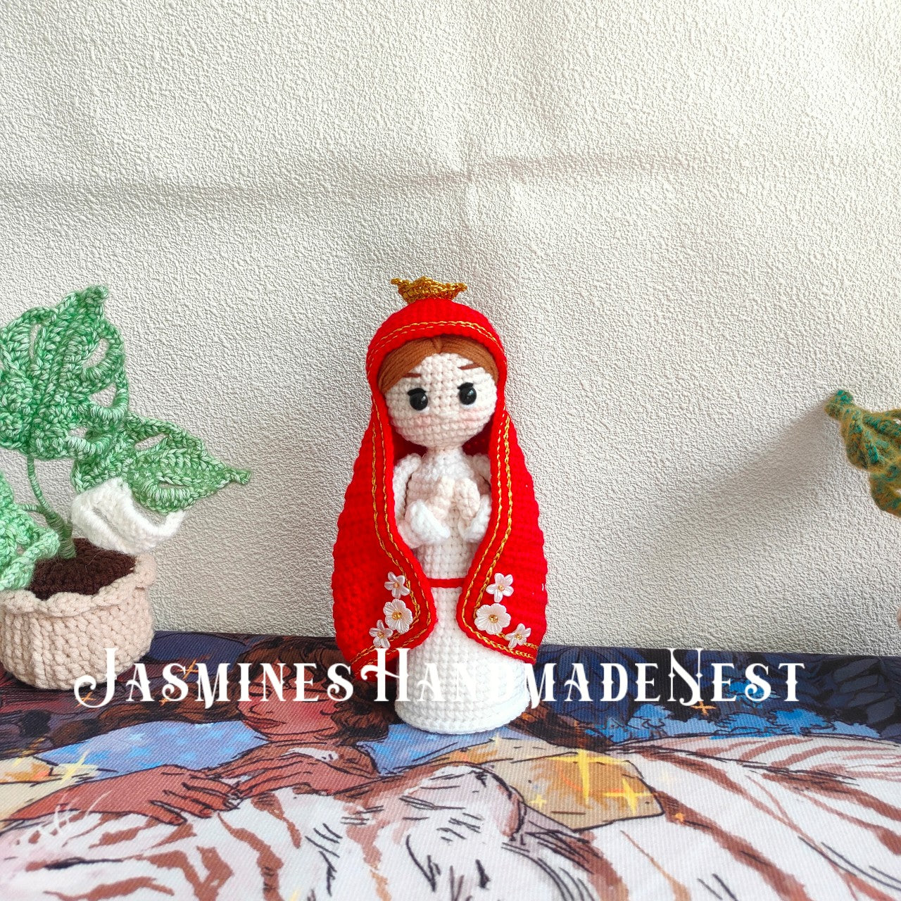 Cute Nun Dolls – Handmade Crochet Plush Toys in Multiple Styles, Soft Amigurumi Characters, Whimsical Gifts or Shelf Decor for Kids & Collectors