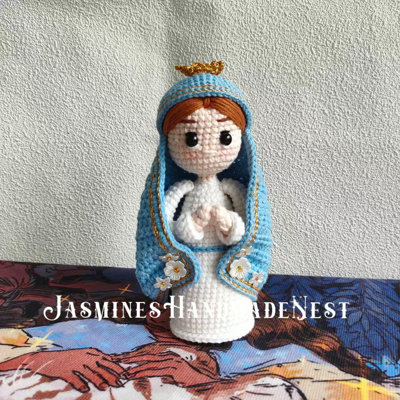Cute Nun Dolls – Handmade Crochet Plush Toys in Multiple Styles, Soft Amigurumi Characters, Whimsical Gifts or Shelf Decor for Kids & Collectors